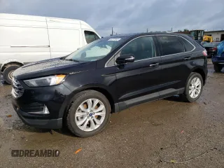 2022 Ford Edge Titanium with VIN 2FMPK4K9XNBB07182, listed as a Copart auction lot 60207905 with 58,986 mi miles and Salvage title. Bid and sale history available at DreamBid. Image 1.