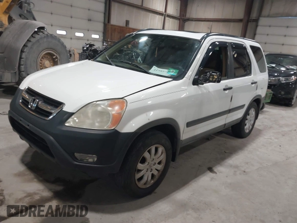 2002 Honda CR-V EX with VIN JHLRD78802C007646, listed as a IAAI auction lot 41585777 with 206,802 mi miles. Bid and sale history available at carsss.com. Image 2.