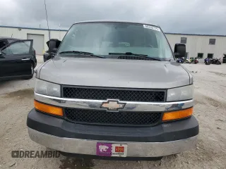 2007 Chevrolet Express Passenger with VIN 1GAHG39U771237121, listed as a Copart auction lot 60245775 with 187,005 mi miles and Salvage title. Bid and sale history available at DreamBid. Image 5.