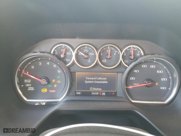 2021 Chevrolet Tahoe RST with VIN 1GNSKRKT3MR282237, listed as a Copart auction lot 81252844 with 56,208 mi miles and Salvage Title. Bid and sale history available at carsss.com. Image 9.
