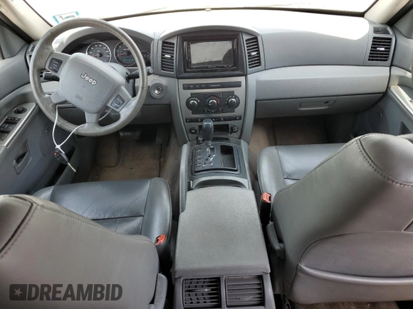 2007 Jeep Grand Cherokee Laredo z VIN 1J8GR48K77C658109, wystawiony jako Copart lot #54685615 z przebiegiem 183 692 mil mil oraz Szkoda całkowita • Salvage title. Historia ofert i sprzedaży dostępna na DreamBid. Obrazek 8.