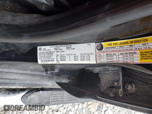 2008 Hummer H3 SUV with VIN 5GTEN13E188114275, listed as a Copart auction lot 81418254 with 196,190 mi miles and Salvage Title. Bid and sale history available at DreamBid. Image 12.