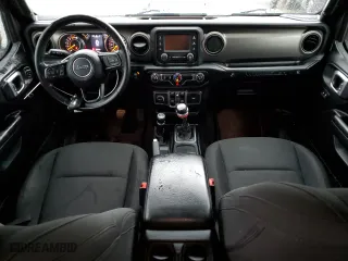 2018 Jeep Wrangler Unlimited Sport S with VIN 1C4HJXDG1JW292174, listed as a Copart auction lot 46544505 with 123,653 mi miles and Salvage Title. Bid and sale history available at carsss.com. Image 8.