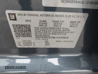 2020 Chevrolet Silverado 1500 LT with VIN 3GCPWCED8LG123815, listed as a IAAI auction lot 41880381 with 65,908 mi miles. Bid and sale history available at carsss.com. Image 9.
