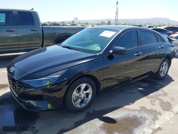 2021 Hyundai Elantra SE with VIN 5NPLL4AG2MH027829, listed as a IAAI auction lot 41901118 with 73,852 mi miles. Bid and sale history available at carsss.com. Image 2.