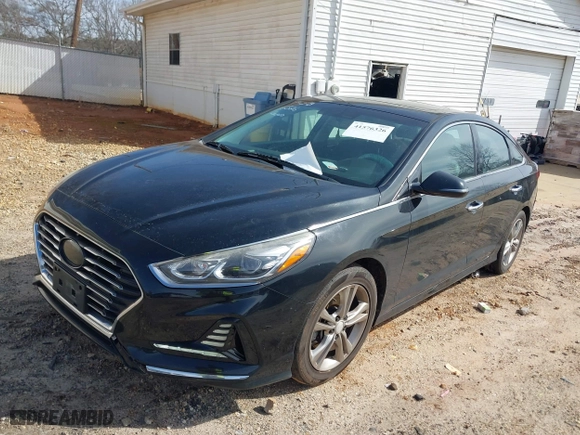 2018 Hyundai Sonata SEL with VIN 5NPE34AF9JH695767, listed as a IAAI auction lot 41576326 with 154,898 mi miles. Bid and sale history available at carsss.com. Image 19.