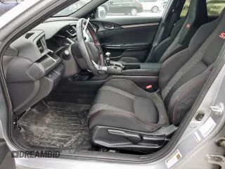 2017 Honda Civic Sedan Si with VIN 2HGFC1E51HH705216, listed as a Copart auction lot 53082385 with 77,093 mi miles and Salvage Title. Bid and sale history available at carsss.com. Image 8.