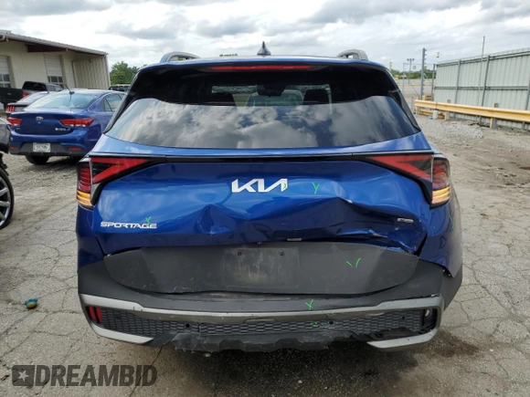 2023 Kia Sportage X-Pro with VIN 5XYK7CAF5PG060739, listed as a Copart auction lot 65210154 with 55,079 mi miles and Salvage Title. Bid and sale history available at carsss.com. Image 6.
