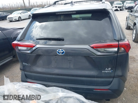 2021 Toyota RAV4 Hybrid LE with VIN 2T3LWRFVXMW118867, listed as a IAAI auction lot 41879735 with 62,978 mi miles. Bid and sale history available at carsss.com. Image 16.