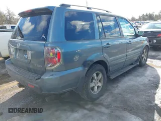 2006 Honda Pilot EX-L with VIN 2HKYF18716H535598, listed as a IAAI auction lot 41676797 with 212,130 mi miles and . Bid and sale history available at DreamBid. Image 4.