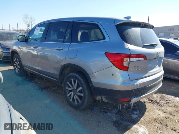 2022 Honda Pilot EX-L with VIN 5FNYF6H54NB018613, listed as a IAAI auction lot 41566973 with 56,173 mi miles. Bid and sale history available at carsss.com. Image 3.