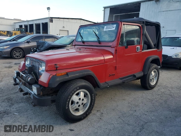 1988 Jeep Wrangler Laredo with VIN 2BCCZ8144JB526734, listed as a Copart auction lot 80650354 with 111,363 mi miles and Non Repairable. Bid and sale history available at carsss.com. Image 1.