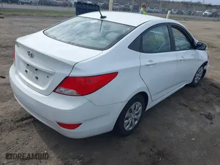 2016 Hyundai Accent SE with VIN KMHCT4AE2GU105708, listed as a IAAI auction lot 41886856 with 146,800 mi miles. Bid and sale history available at carsss.com. Image 4.
