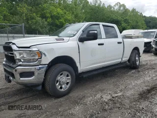 2024 Ram 2500 Tradesman с VIN 3C6UR5CJ1RG114890, выставлен на аукционе Copart как лот 57252335 с пробегом 51 232 миль миль и Списание • Salvage title. История ставок и продаж доступна на DreamBid. Изображение 1.