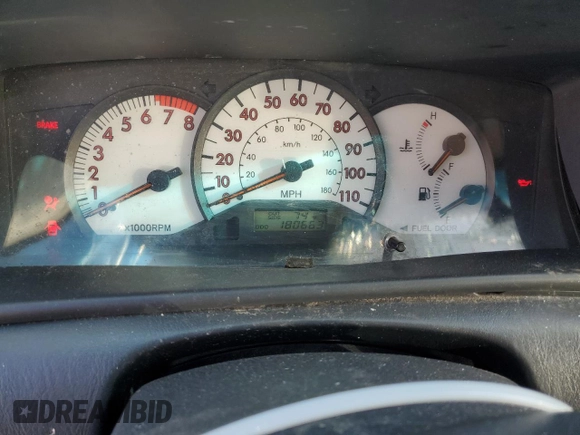 2003 Toyota Corolla CE with VIN 2T1BR32EX3C134520, listed as a Copart auction lot 45951835 with 180,663 mi miles and Salvage Title. Bid and sale history available at DreamBid. Image 9.