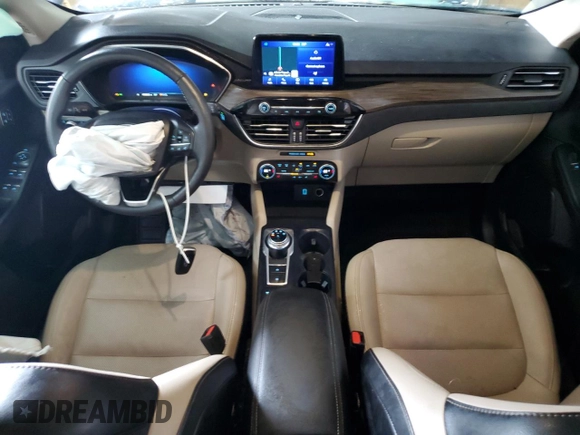 2020 Ford Escape Titanium Hybrid z VIN 1FMCU9DZ0LUA74302, wystawiony jako Copart lot #48614065 z przebiegiem 91 923 mil mil oraz Szkoda całkowita • Salvage title. Historia ofert i sprzedaży dostępna na DreamBid. Obrazek 8.