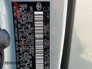 2016 Toyota Prius Two with VIN JTDKBRFU9G3021178, listed as a Copart auction lot 54104425 with 103,170 mi miles and Salvage Title. Bid and sale history available at carsss.com. Image 13.