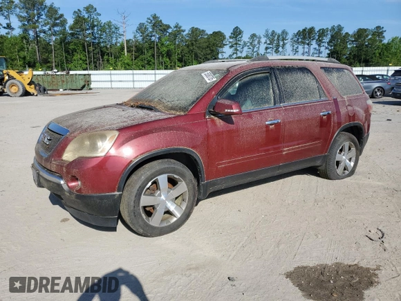 2011 GMC Acadia SLT1 with VIN 1GKKRRED7BJ135444, listed as a Copart auction lot 55080705 with 191,784 mi miles and Clean Title. Bid and sale history available at carsss.com. Image 1.