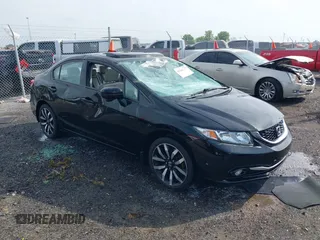 2015 Honda Civic EX-L z VIN 2HGFB2F92FH518655, wystawiony jako IAAI lot #41996257 z przebiegiem 74 439 mil mil oraz . Historia ofert i sprzedaży dostępna na DreamBid. Obrazek 1.
