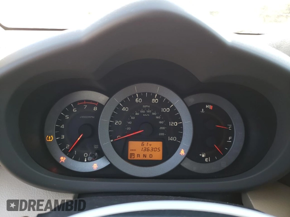 2011 Toyota RAV4 with VIN 2T3BF4DV8BW105520, listed as a Copart auction lot 53967715 with 136,305 mi miles and Salvage Title. Bid and sale history available at carsss.com. Image 9.