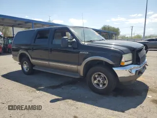 2002 Ford Excursion Limited z VIN 1FMNU43S92EC53835, wystawiony jako Copart lot #60525215 z przebiegiem 207 011 mil mil oraz Szkoda całkowita • Salvage title. Historia ofert i sprzedaży dostępna na DreamBid. Obrazek 4.