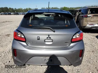 2023 Mitsubishi Mirage Black Edition with VIN ML32AWHJ0PH003629, listed as a Copart auction lot 57873775 with Not provided miles and Salvage title. Bid and sale history available at DreamBid. Image 6.