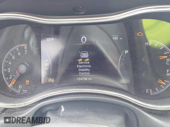 2016 Jeep Grand Cherokee Laredo with VIN 1C4RJEAG0GC320683, listed as a IAAI auction lot 42379025 with 124,750 mi miles and . Bid and sale history available at DreamBid. Image 7.