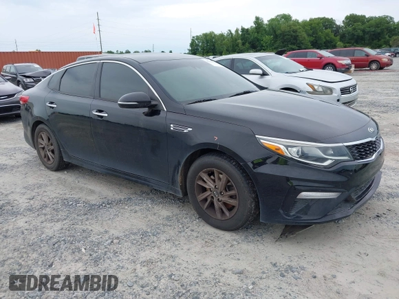 2020 Kia Optima LX with VIN 5XXGT4L35LG384086, listed as a IAAI auction lot 42319644 with 124,816 mi miles and . Bid and sale history available at DreamBid. Image 1.