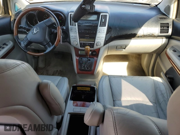 2005 Lexus RX 330 with VIN JTJGA31U250051065, listed as a Copart auction lot 45110265 with 254,094 mi miles and Salvage Title. Bid and sale history available at carsss.com. Image 8.