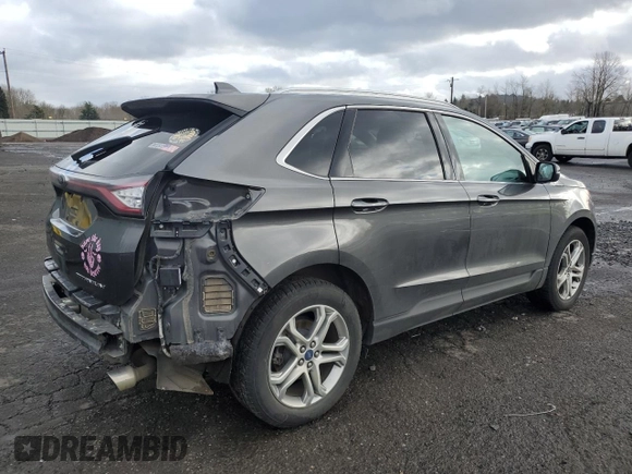 2015 Ford Edge Titanium with VIN 2FMTK4K99FBB56678, listed as a Copart auction lot 86186824 with 117,862 mi miles and Salvage Title. Bid and sale history available at carsss.com. Image 3.