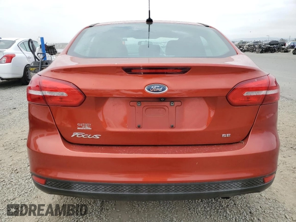 2018 Ford Focus SE with VIN 1FADP3F24JL287615, listed as a Copart auction lot 58670475 with 93,062 mi miles and Clean title. Bid and sale history available at DreamBid. Image 6.