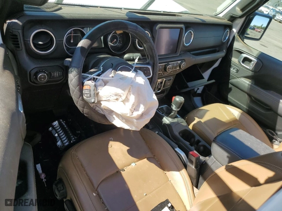 2021 Jeep Gladiator High Altitude with VIN 1C6HJTFG5ML528361, listed as a Copart auction lot 72804234 with 0 mi miles and Salvage Title. Bid and sale history available at carsss.com. Image 8.