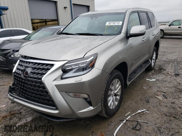 2022 Lexus GX with VIN JTJAM7BX6N5331992, listed as a Copart auction lot 70776712 with 632 mi miles. Bid and sale history available at carsss.com. Image 1.