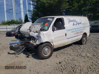 2006 Ford Econoline Cargo with VIN 1FTNE24W86HA67327, listed as a Copart auction lot 59099984 with Not Provided miles and Salvage Title. Bid and sale history available at carsss.com. Image 1.