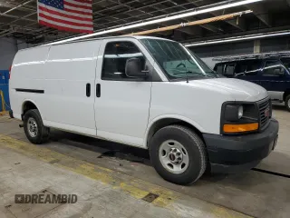 2017 GMC Savana Cargo Van with VIN 1GTW7AFF6H1180162, listed as a Copart auction lot 50940005 with 188,413 mi miles and Clean Title. Bid and sale history available at carsss.com. Image 4.