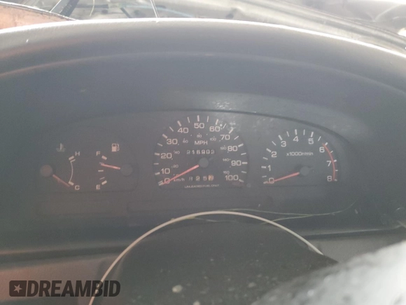 1997 Nissan Frontier XE with VIN 1N6SD16S4VC395086, listed as a Copart auction lot 88601085 with 216,903 mi miles and Non repairable. Bid and sale history available at DreamBid. Image 9.