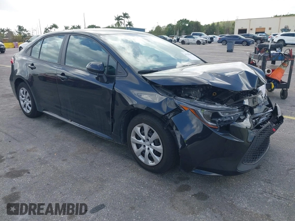 2022 Toyota Corolla LE with VIN 5YFEPMAE6NP348613, listed as a IAAI auction lot 41709618 with 64,406 mi miles and . Bid and sale history available at DreamBid. Image 6.