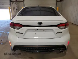 2021 Toyota Corolla SE with VIN 5YFM4MCE6MP076791, listed as a Copart auction lot 52024225 with 24,895 mi miles and Salvage Title. Bid and sale history available at carsss.com. Image 6.