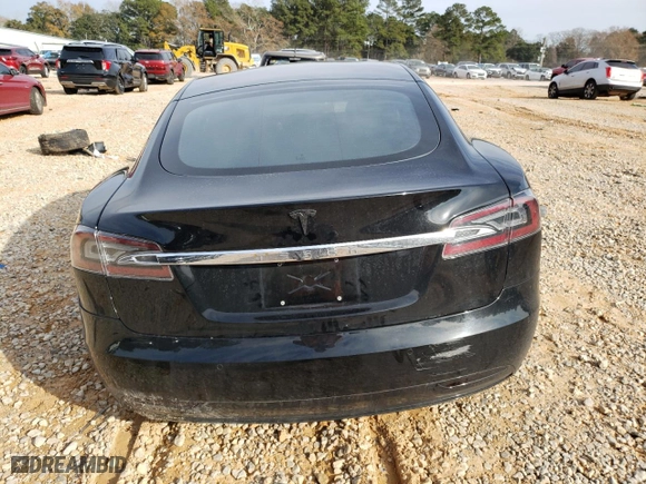 2017 Tesla Model S 100D with VIN 5YJSA1E26HF204157, listed as a Copart auction lot 43122235 with 0 mi miles and Salvage Title. Bid and sale history available at carsss.com. Image 6.