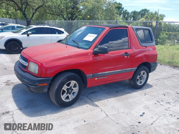 2002 Chevrolet Tracker z VIN 2CNBE18C926911755, wystawiony jako IAAI lot #42452154 z przebiegiem 129 098 mil mil oraz . Historia ofert i sprzedaży dostępna na DreamBid. Obrazek 2.