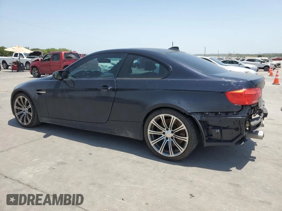 2013 BMW M3 with VIN WBSKG9C51DJ593599, listed as a Copart auction lot 61755564 with 92,420 mi miles and Salvage Title. Bid and sale history available at carsss.com. Image 2.