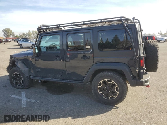 2017 Jeep Wrangler Unlimited Rubicon Recon with VIN 1C4BJWFG4HL533413, listed as a Copart auction lot 86196194 with 39,162 mi miles and Salvage title. Bid and sale history available at DreamBid. Image 2.