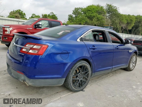 2014 Ford Taurus Limited with VIN 1FAHP2F86EG100650, listed as a Copart auction lot 57033215 with 79,985 mi miles and Salvage title. Bid and sale history available at DreamBid. Image 3.