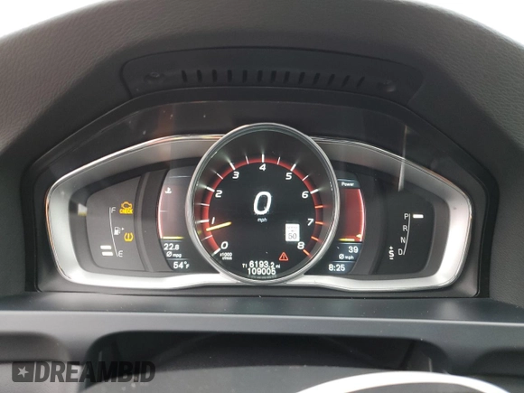2015 Volvo S60 T5 Platinum with VIN YV1612TMXF1347012, listed as a Copart auction lot 52639184 with 109,005 mi miles and Salvage Title. Bid and sale history available at carsss.com. Image 9.