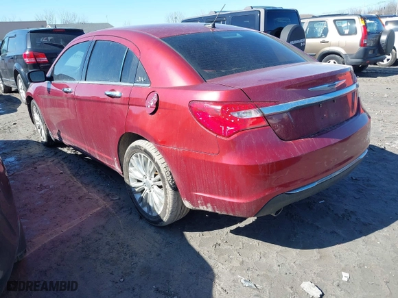 2011 Chrysler 200 Limited with VIN 1C3BC2FG5BN580274, listed as a IAAI auction lot 41750215 with 182,310 mi miles. Bid and sale history available at carsss.com. Image 3.