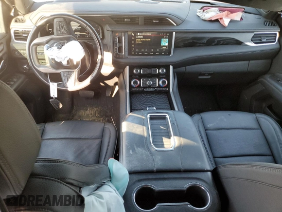 2023 GMC Yukon Denali with VIN 1GKS1DKL1PR274418, listed as a Copart auction lot 48472555 with 23,442 mi miles and Salvage Title. Bid and sale history available at carsss.com. Image 8.