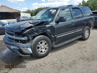 2004 Chevrolet Tahoe LS z VIN 1GNEC13V74R288781, wystawiony jako Copart lot #54704335 z przebiegiem Nie podano mil oraz Szkoda całkowita • Salvage title. Historia ofert i sprzedaży dostępna na DreamBid. Obrazek 1.