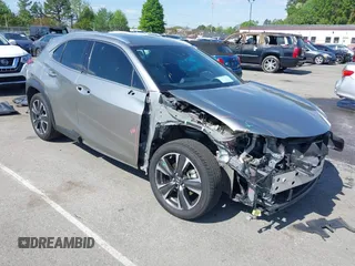 2019 Lexus UX with VIN JTHY3JBH7K2006547, listed as a IAAI auction lot 41989840 with 45,758 mi miles. Bid and sale history available at carsss.com. Image 1.