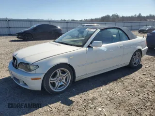 2004 BMW 3 Series 330Ci with VIN WBABW53414PL47995, listed as a Copart auction lot 46490275 with 218,680 mi miles and Salvage Title. Bid and sale history available at carsss.com. Image 1.