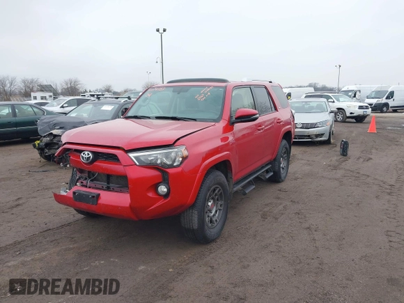 2018 Toyota 4Runner SR5 z VIN JTEBU5JR3J5543673, wystawiony jako IAAI lot #41174753 z przebiegiem 65 465 mil mil oraz . Historia ofert i sprzedaży dostępna na DreamBid. Obrazek 17.